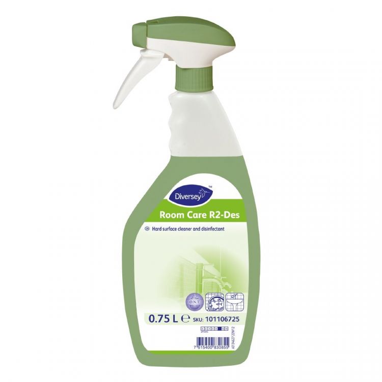 Diversey Room Care R2-Des Hard Surface Cleaner and Disinfectant Ready ...